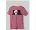 Men Cotton Printed Round Neck Half T-shirt